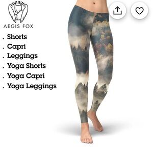 2XL ~Fog Forrest Yoga Leggings . Great condition / 4 way stretch